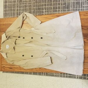 Magjay | Suede long trench coat